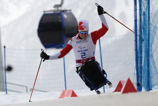 2014 Winter Paralympics. Cross-country skiing. Men. 15km race