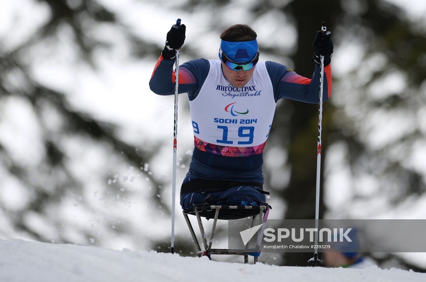 2014 Winter Paralympics. Cross-country skiing. Men. 15km race