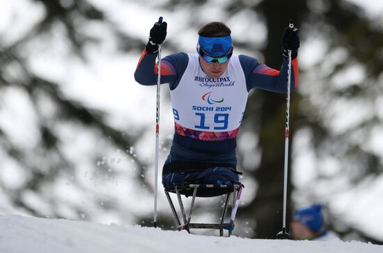 2014 Winter Paralympics. Cross-country skiing. Men. 15km race