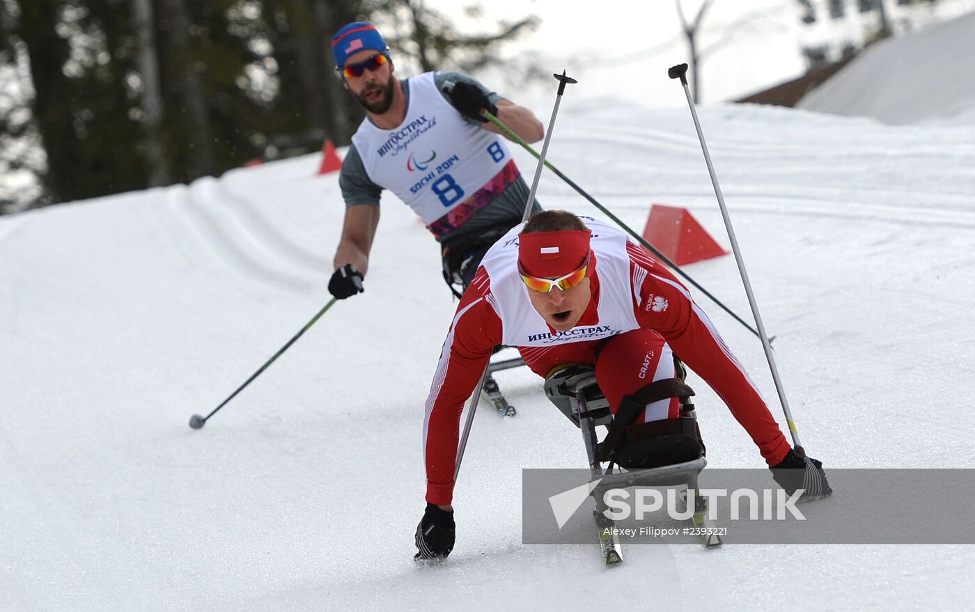 2014 Winter Paralympics. Cross-country skiing. Men. 15km race