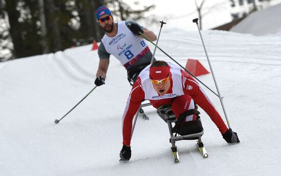 2014 Winter Paralympics. Cross-country skiing. Men. 15km race