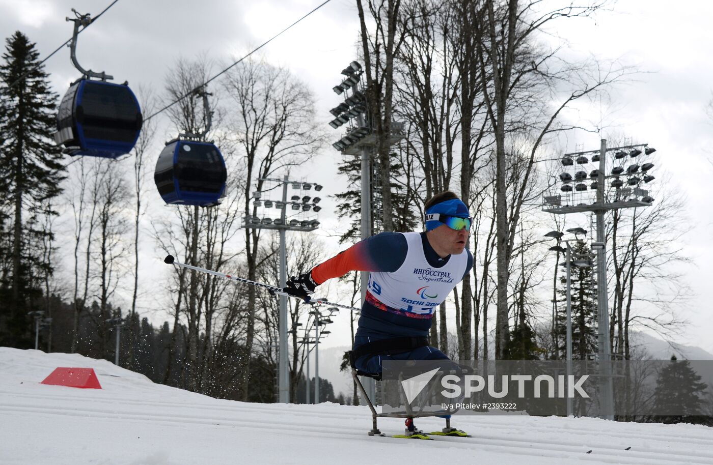 2014 Winter Paralympics. Cross-country skiing. Men. 15km race