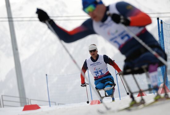 2014 Winter Paralympics. Cross-country skiing. Men. 15km race