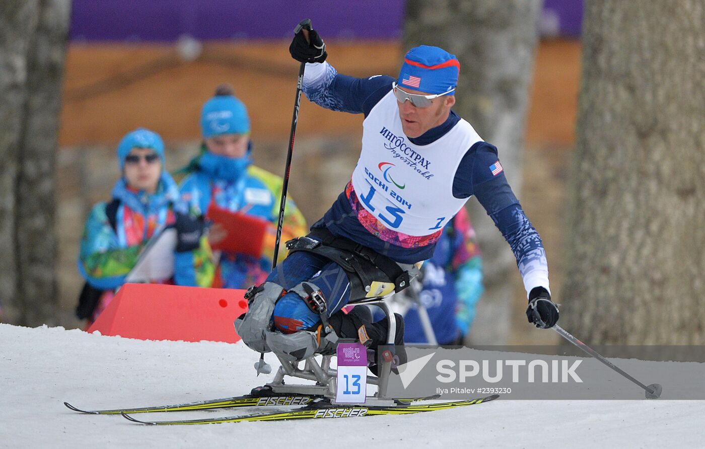 2014 Winter Paralympics. Cross-country skiing. Men. 15km race