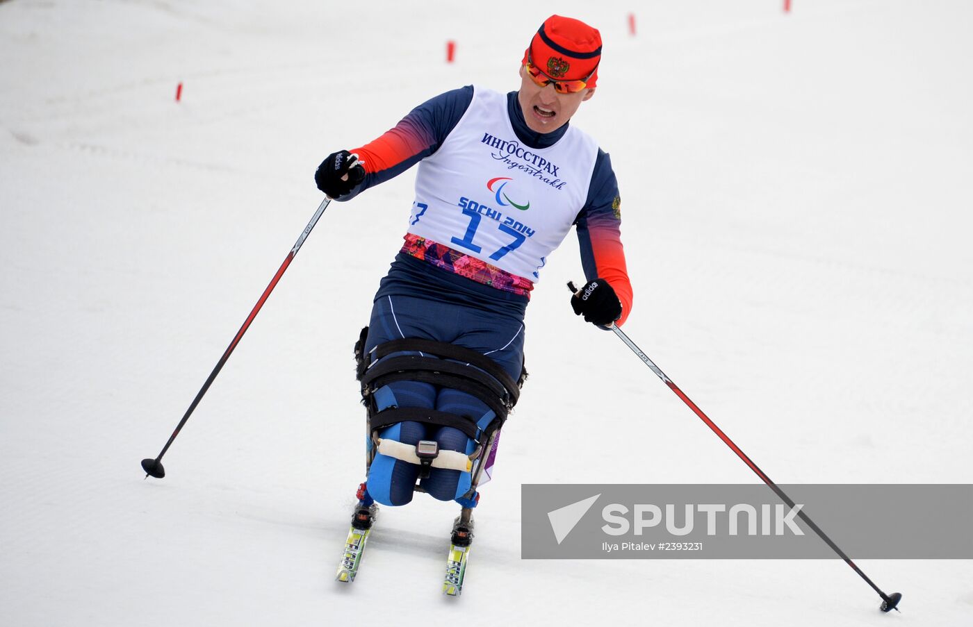 2014 Winter Paralympics. Cross-country skiing. Men. 15km race