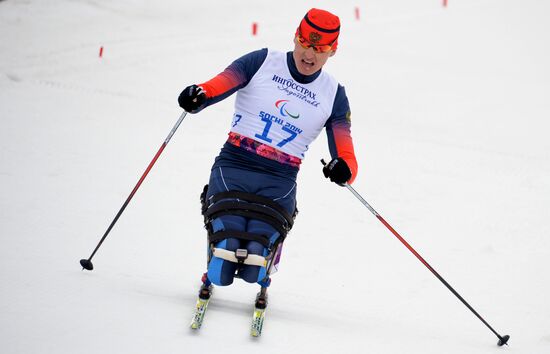 2014 Winter Paralympics. Cross-country skiing. Men. 15km race
