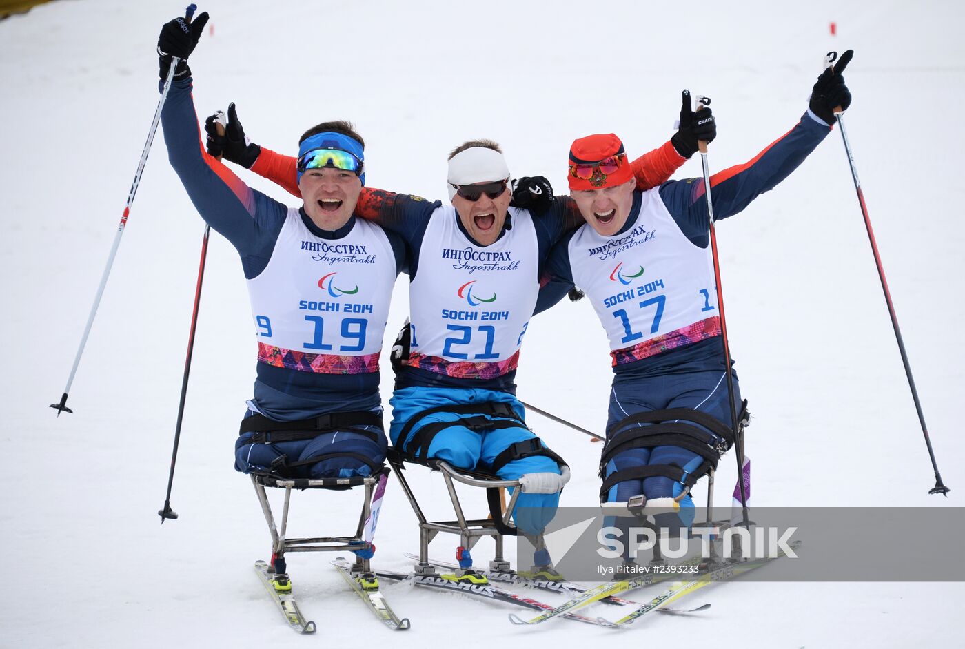 2014 Winter Paralympics. Cross-country skiing. Men. 15km race