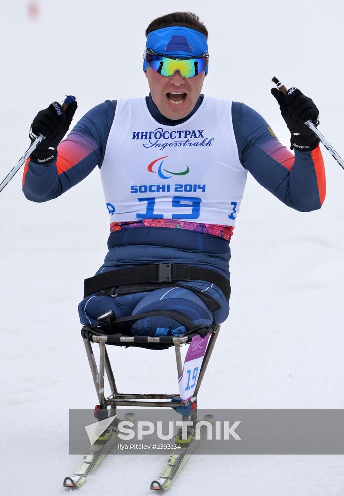 2014 Winter Paralympics. Cross-country skiing. Men. 15km race