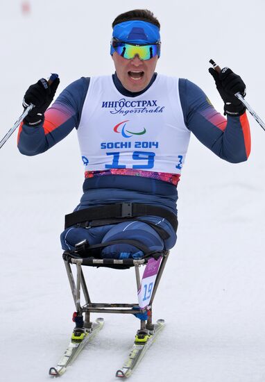 2014 Winter Paralympics. Cross-country skiing. Men. 15km race