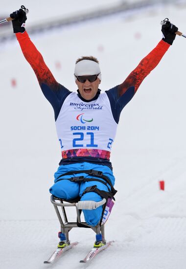 2014 Winter Paralympics. Cross-country skiing. Men. 15km race