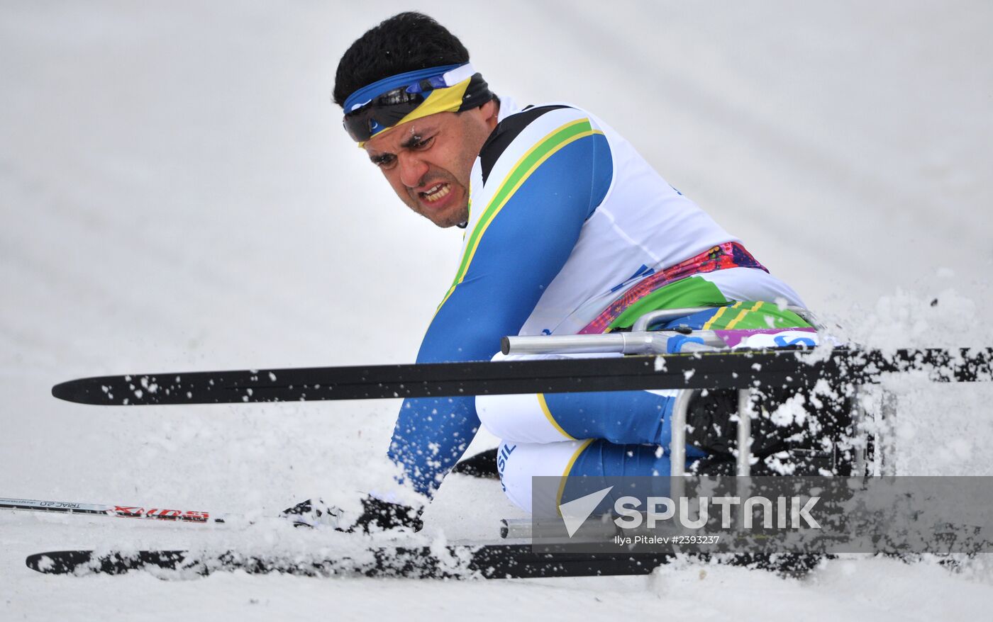 2014 Winter Paralympics. Cross-country skiing. Men. 15km race