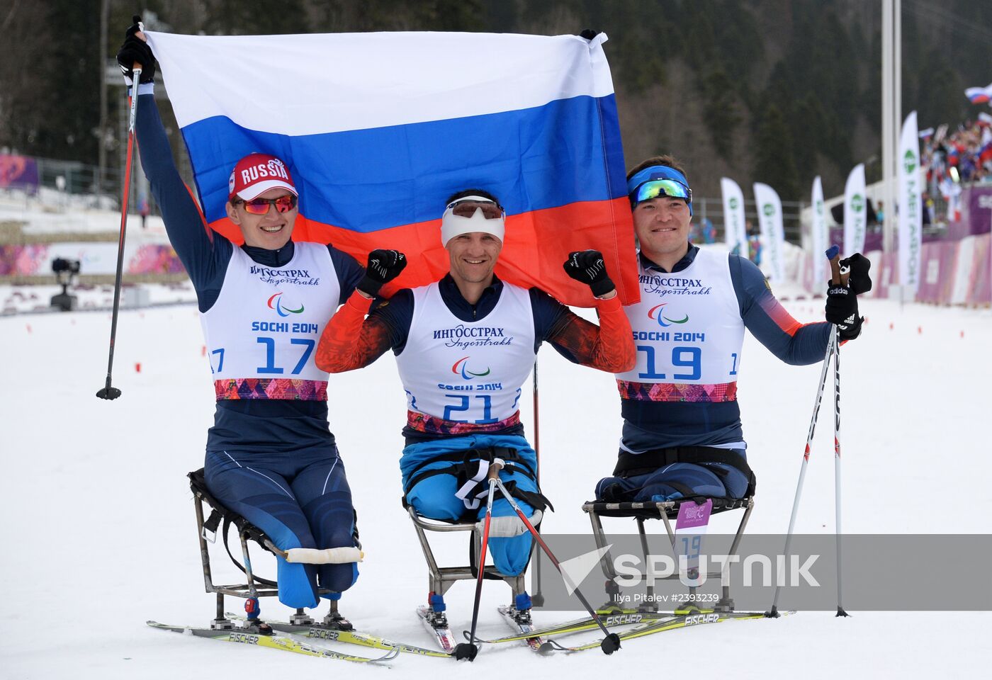 2014 Winter Paralympics. Cross-country skiing. Men. 15km race