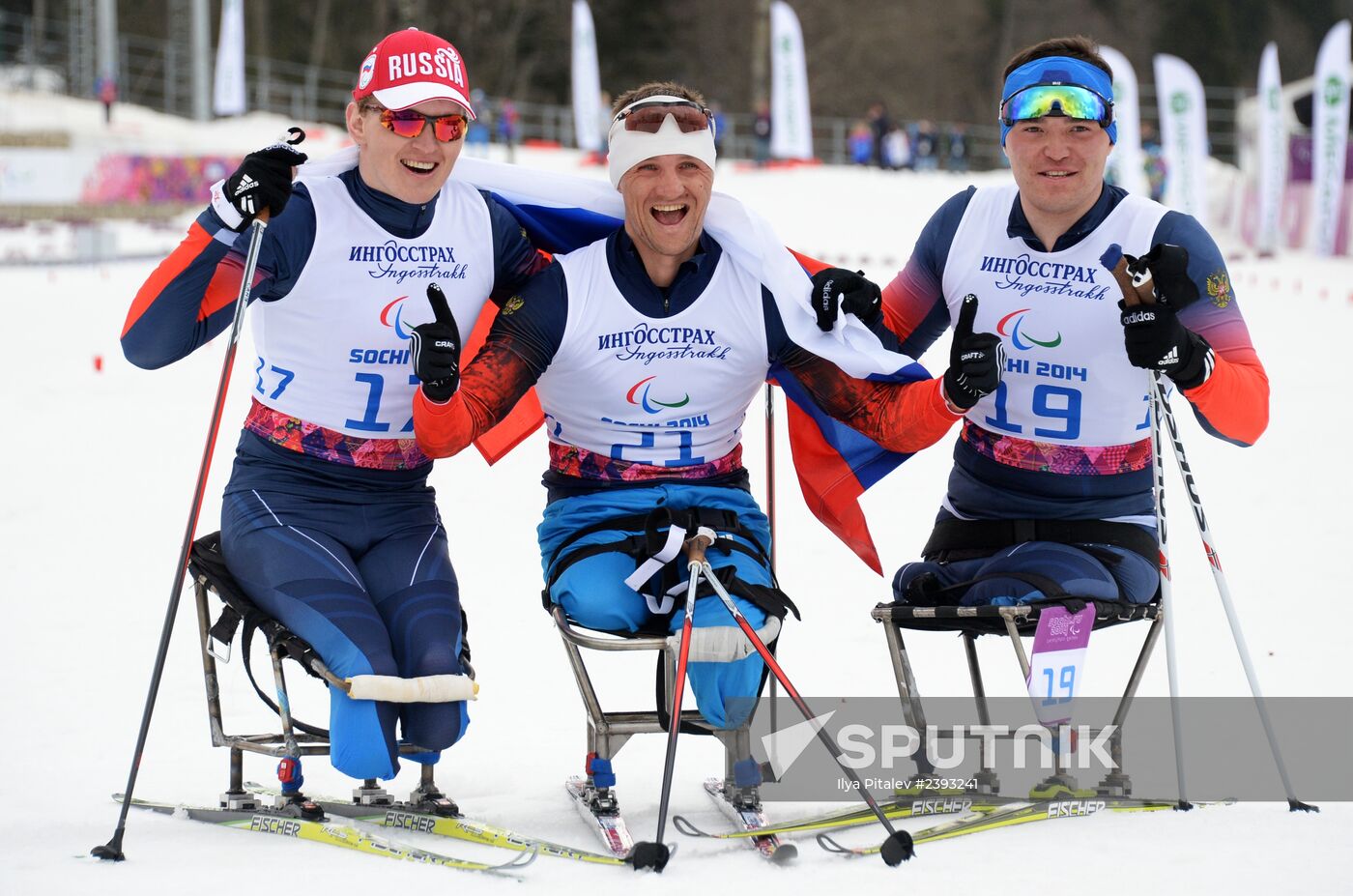 2014 Winter Paralympics. Cross-country skiing. Men. 15km race