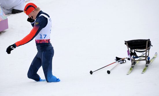 2014 Winter Paralympics. Cross-country skiing. Men. 15km race