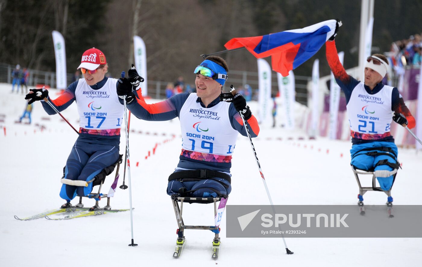 2014 Winter Paralympics. Cross-country skiing. Men. 15km race