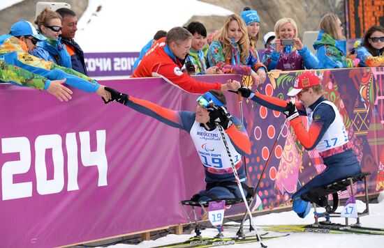 2014 Winter Paralympics. Cross-country skiing. Men. 15km race