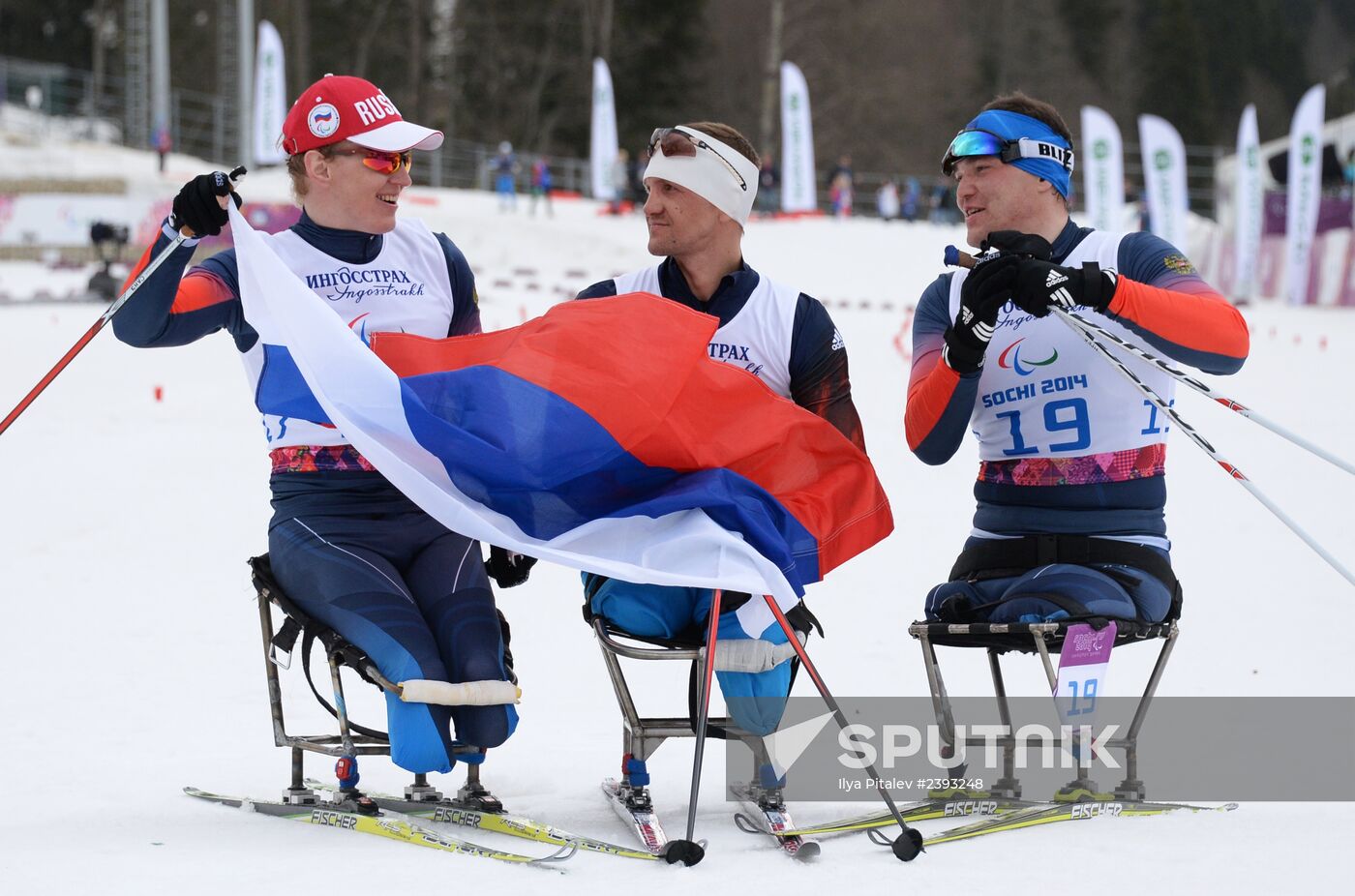 2014 Winter Paralympics. Cross-country skiing. Men. 15km race