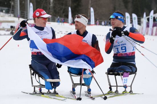 2014 Winter Paralympics. Cross-country skiing. Men. 15km race