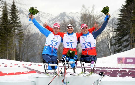 2014 Winter Paralympics. Cross-country skiing. Men. 15km race