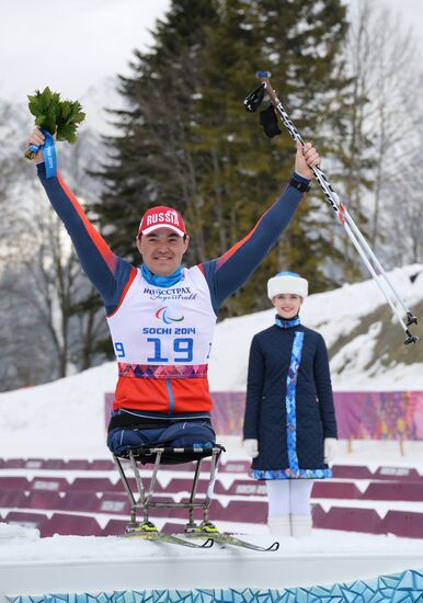 2014 Winter Paralympics. Cross-country skiing. Men. 15km race