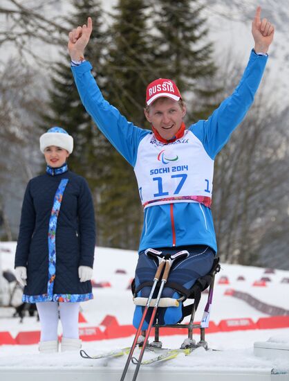 2014 Winter Paralympics. Cross-country skiing. Men. 15km race