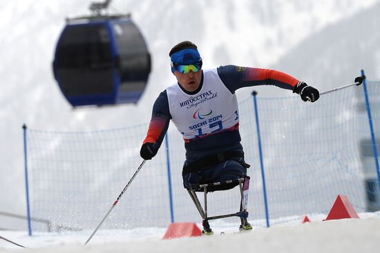 2014 Winter Paralympics. Cross-country skiing. Men. 15km race