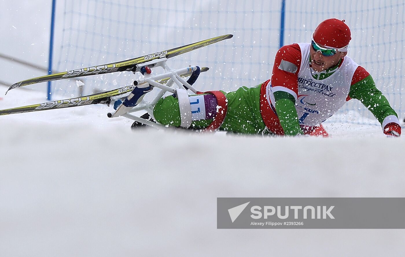 2014 Winter Paralympics. Cross-country skiing. Men. 15km race