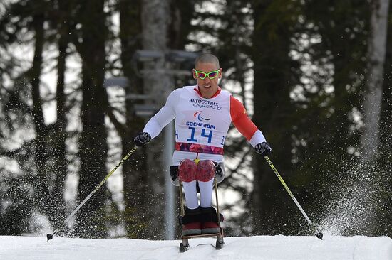 2014 Winter Paralympics. Cross-country skiing. Men. 15km race