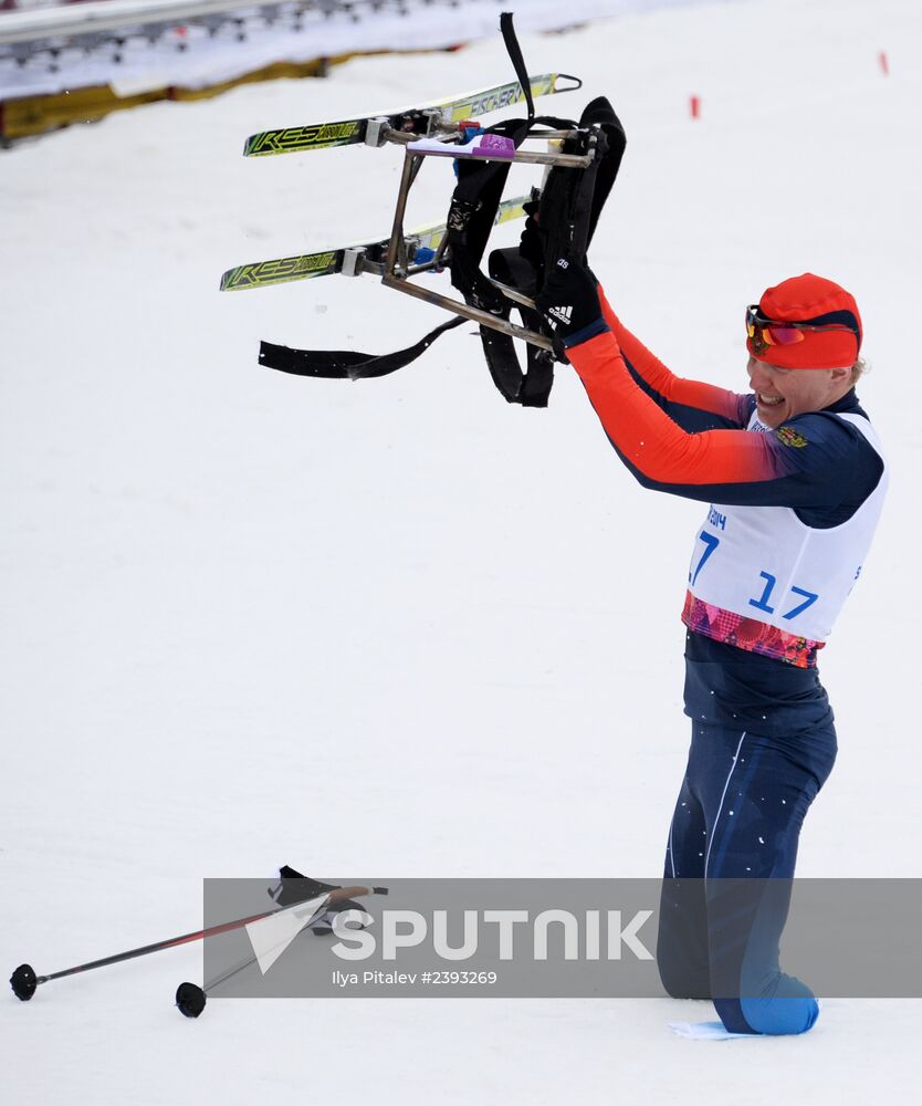 2014 Winter Paralympics. Cross-country skiing. Men. 15km race