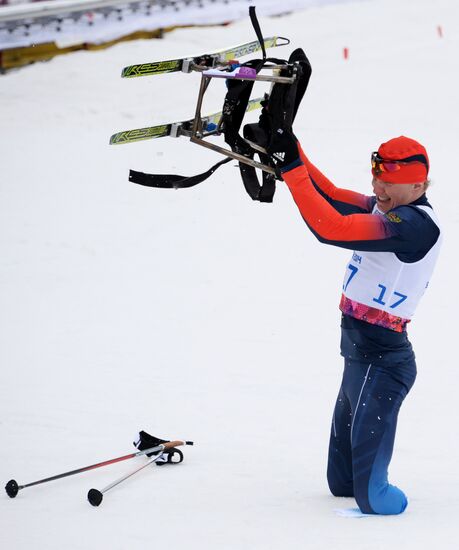 2014 Winter Paralympics. Cross-country skiing. Men. 15km race