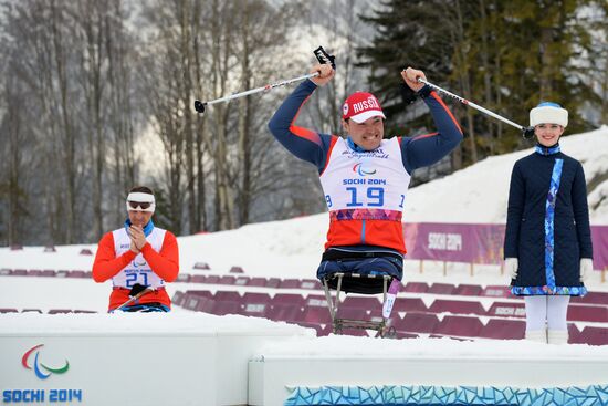 2014 Winter Paralympics. Cross-country skiing. Men. 15km race