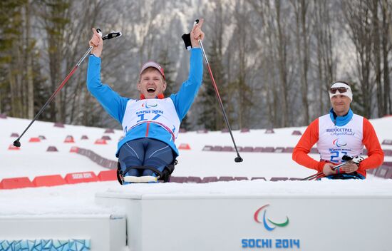 2014 Winter Paralympics. Cross-country skiing. Men. 15km race