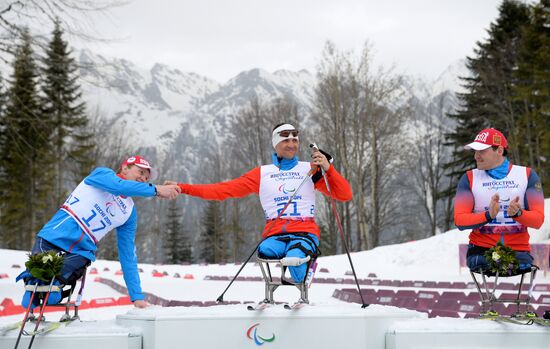 2014 Winter Paralympics. Cross-country skiing. Men. 15km race