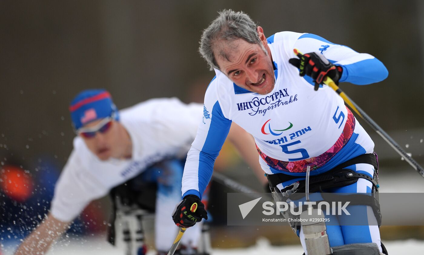 2014 Winter Paralympics. Cross-country skiing. Men. 15km race