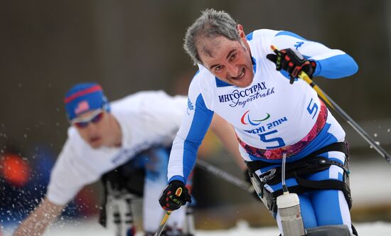 2014 Winter Paralympics. Cross-country skiing. Men. 15km race