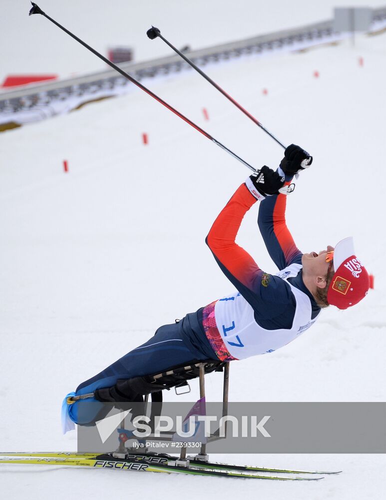 2014 Winter Paralympics. Cross-country skiing. Men. 15km race