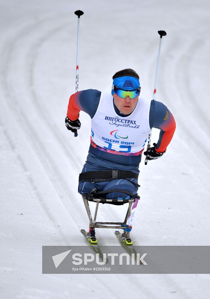2014 Winter Paralympics. Cross-country skiing. Men. 15km race