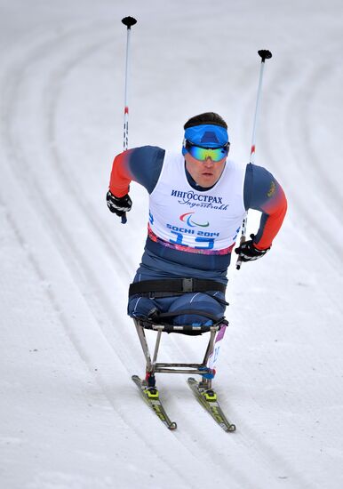 2014 Winter Paralympics. Cross-country skiing. Men. 15km race