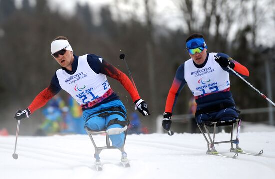 2014 Winter Paralympics. Cross-country skiing. Men. 15km race