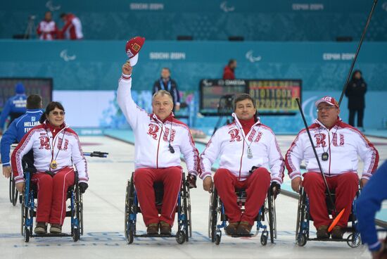 2014 Winter Paralympics. Wheelchair curling. Day Two