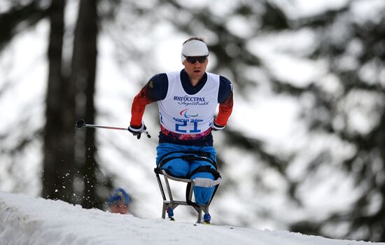 2014 Winter Paralympics. Cross-country skiing. Men. 15km race