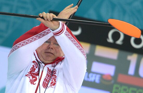 2014 Winter Paralympics. Wheelchair curling. Day Two