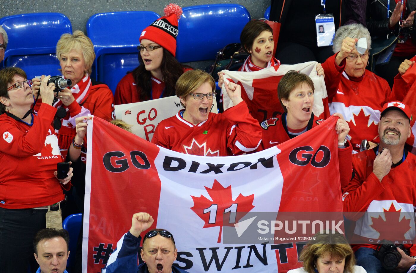 2014 Winter Paralympics. Ice sledge hockey. Canada vs. Norway