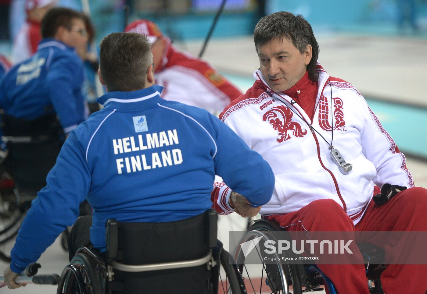 2014 Winter Paralympics. Wheelchair curling. Day Two