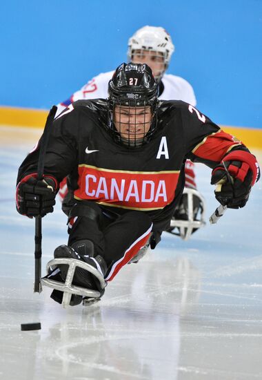 2014 Winter Paralympics. Ice sledge hockey. Canada vs. Norway