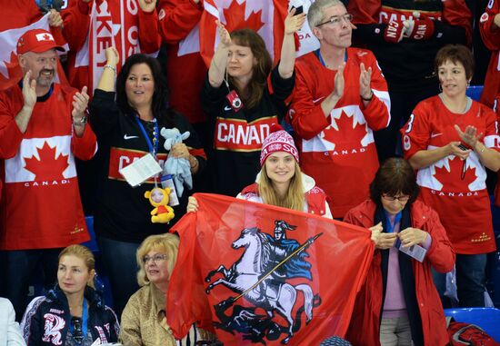 2014 Winter Paralympics. Ice sledge hockey. Canada vs. Norway