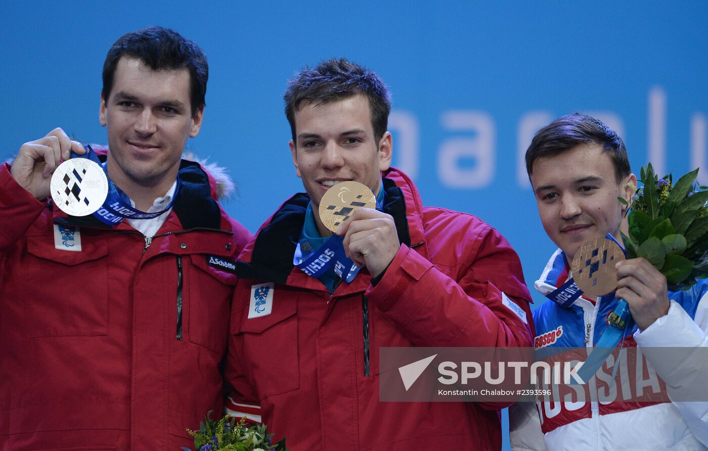 2014 Winter Paralympics. Medal ceremony. Day Two