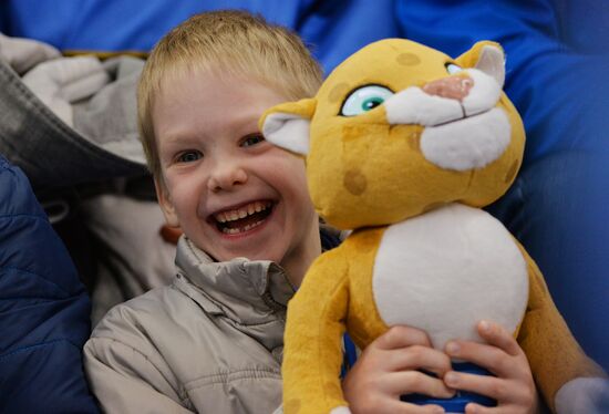 2014 Winter Paralympics. Ice sledge hockey. Russia vs. Italy