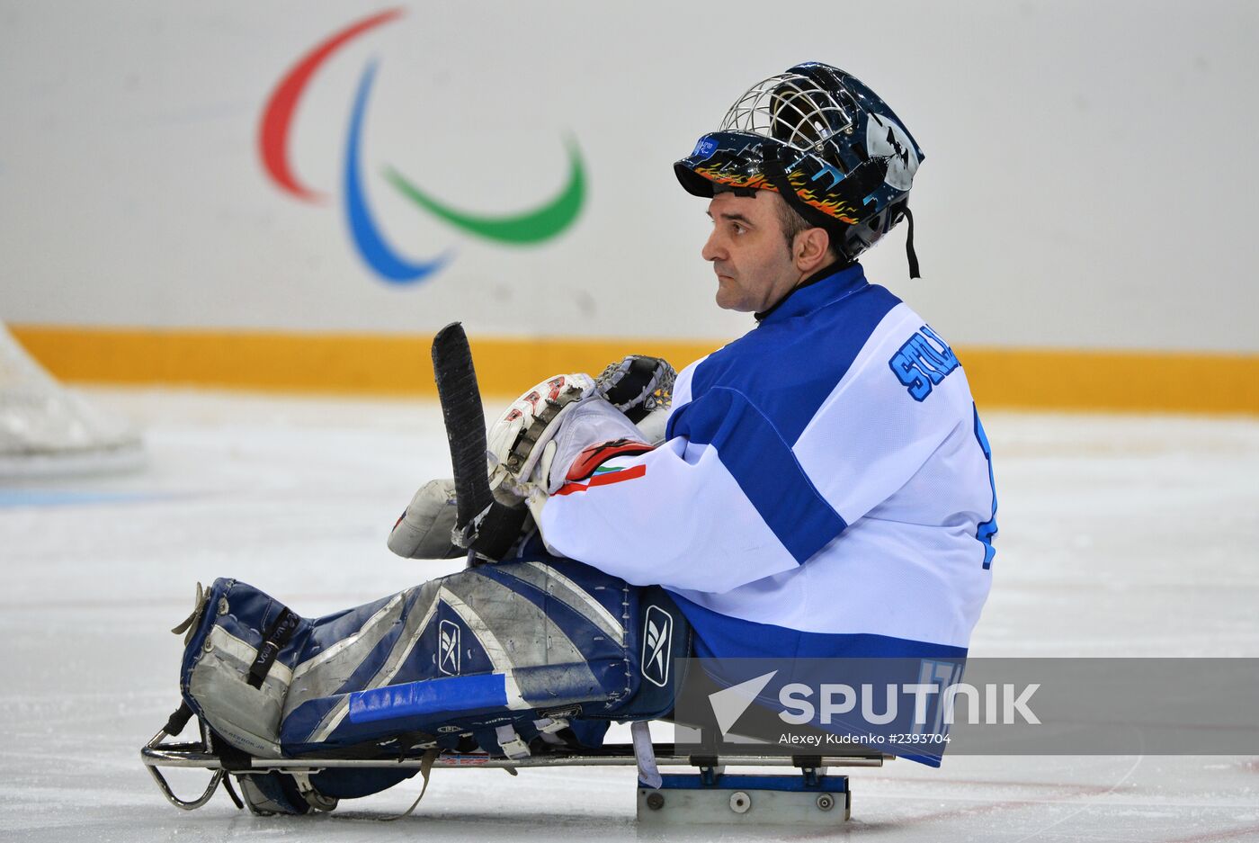 2014 Winter Paralympics. Ice sledge hockey. Russia vs. Italy