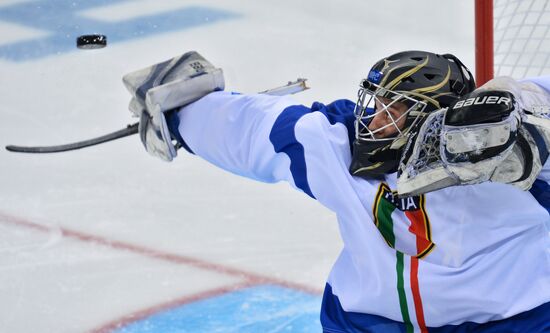 2014 Winter Paralympics. Ice sledge hockey. Russia vs. Italy